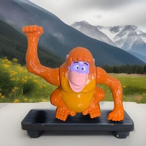 VTG 1989 Wind-Up Disney Jungle Book King Louie McDonald's Happy Meal 2"